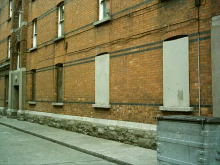 Interior of Ellis Court (Dublin City Council is the landlord boarding up these homes)