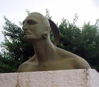 But of Hatuey in Cuba where he had gone to warn of the Spanish conquest
