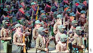 the EZLN armed forces in 2001