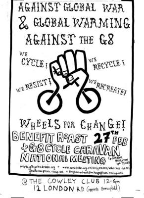 G8 bike ride in UK