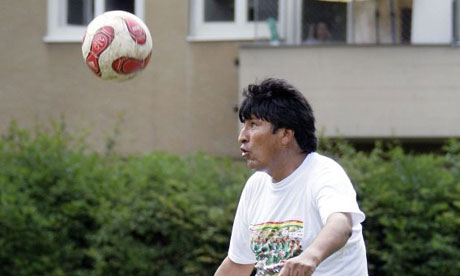 Evo Morales - on the ball
