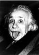 Einstein knew something no-one else did. " = mc2". he really got up their noses.