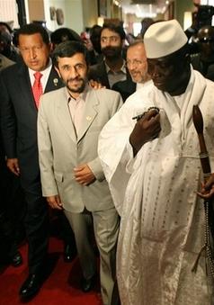 Previously in Gambia meeting Yahya Jammeh
