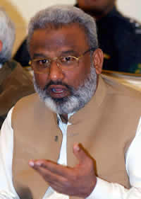 Sindh chief Minister Arbab Rahim
