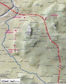The route with archaeological sites