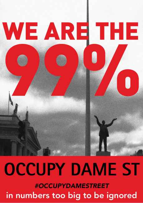 We are the 99% - Occupy Dame St