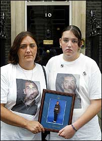 Rose and Maxine Gentle at 10 Downing Street