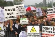 Protesters in Monaghan stand up for their rights