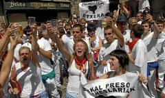 Despite repression, the prisoners are remembered by Basques during    their festivals.