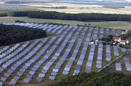 12 megawatt solar farm in Bavaria