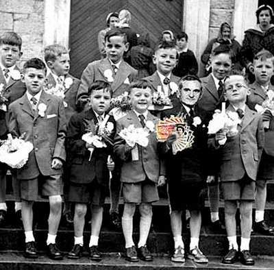 First Communion Class of 1959,  St Patrick's National School, Drumcondra, Dublin.