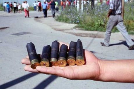 Rubber bullet casings