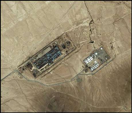 In Afghanistan, the largest CIA covert prison is code-named the Salt Pit, at centre left, above.
