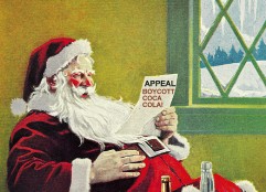 Join Santa in boycotting Coca-Cola, his former employer, this Christmas!