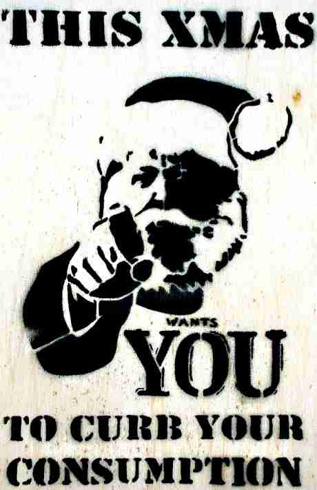 This XMAS Santa wants you to curb your consumption