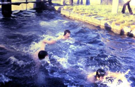 Christmas Swim , 3rd Lough , Inchicore , 1979 : we probably (!) won't have the sunshine, but no matter !