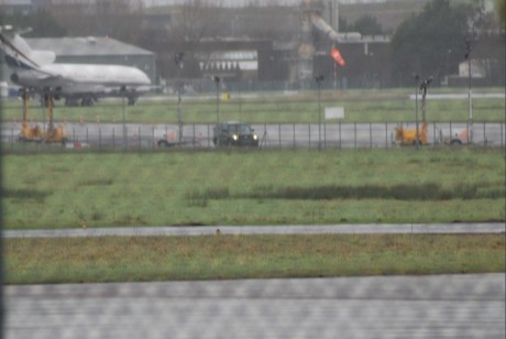 Irish Defence Forces guarding US warplanes at Shannon 30 Dec 2011
