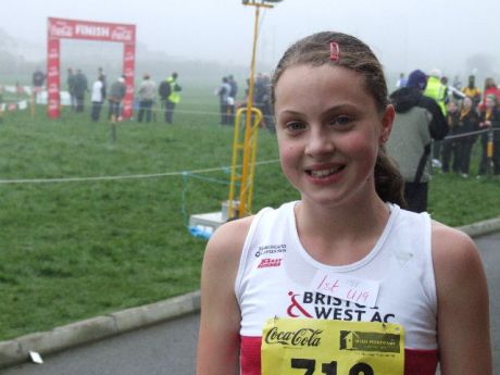 Emma Reed.  A British athlete, she easily won the girls' u-19 race.