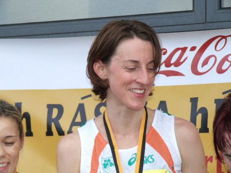 Rosemary Ryan, Limerick, winner of the ladies' Ras.