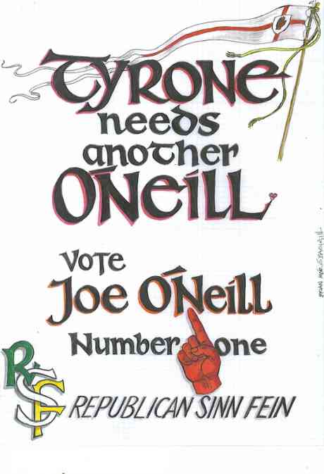 Vote Joe  Neill #1!