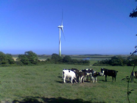 One of the Wind Turbines at Cahore Point in Co. Wexford