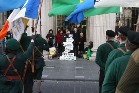 RSF will be at the GPO , Dublin, at 2pm on Easter Monday 2010.