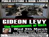 Gideon Levy in Dublin - Poster