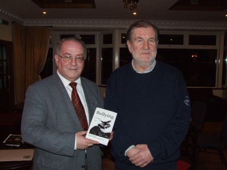 Councillor Eamonn O'Boyle with Don Johnston on his left