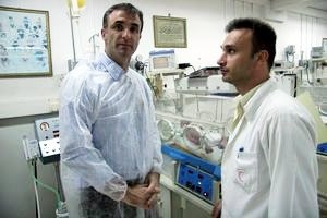 Chris Andrews in a Gaza Hospital
