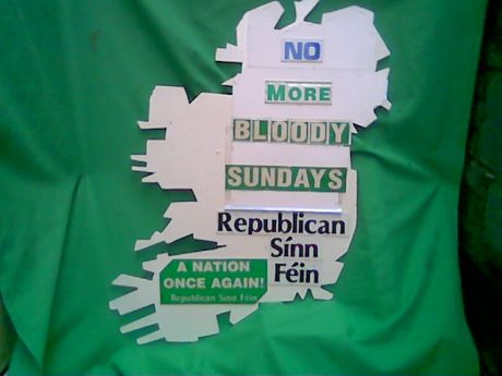 The RSF-organised 38th Anniversary of 'Bloody Sunday' ,held in Dublin, 30th January 2010.