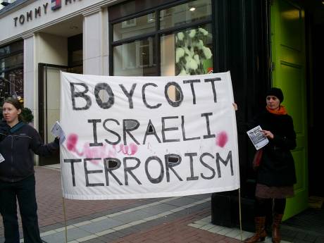 Protesters at M&S Grafton Street