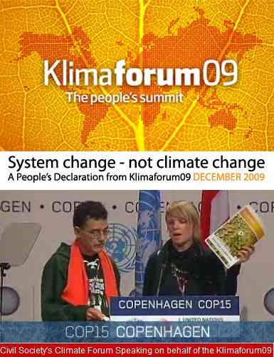 KLIMAFORUM DECLARATION - 500 groups from around world have signed up to its 4 demands, 1 from Ireland : Future Proof (kilkenny transition town)