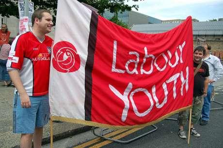 Labour Youth Protests Against Bush