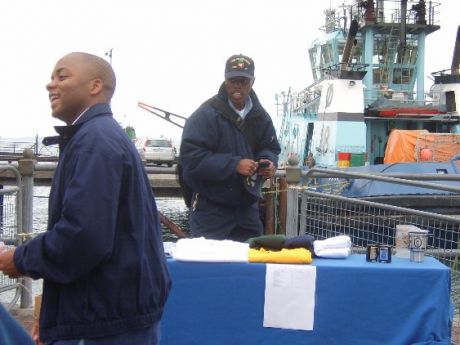 US Navy 'souvenir' stall at Cobh 11.07.06