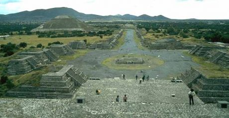 In Nahuatl, Teotihuacan means 'The City of the Gods', or 'Where Men Become Gods'. who will sit atop the Mexican pyramid next? probably the same eagle as usual.