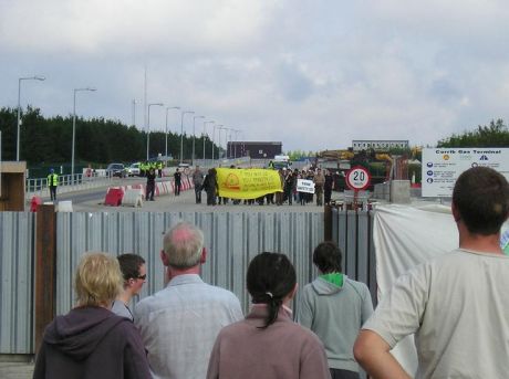 Peaceful protest at Bellanaboy 21st July 2007