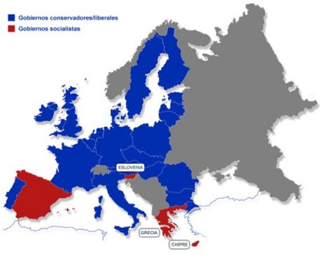 From Red to Blue, Europe has turned conservative (Soon Spain will also be blue)