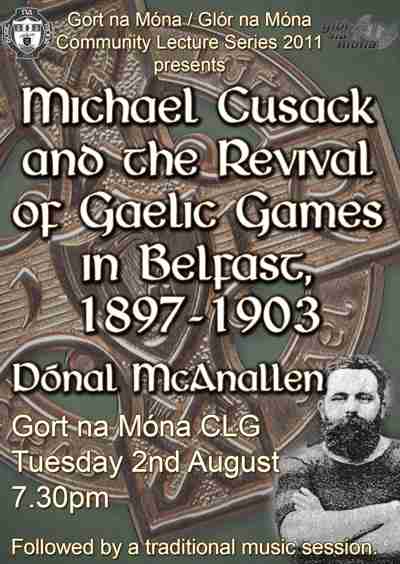 Michael Cusack and the Revival of Gaelic Games in Belfast