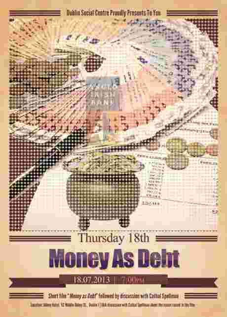 Money As Debt film and discussion event poster