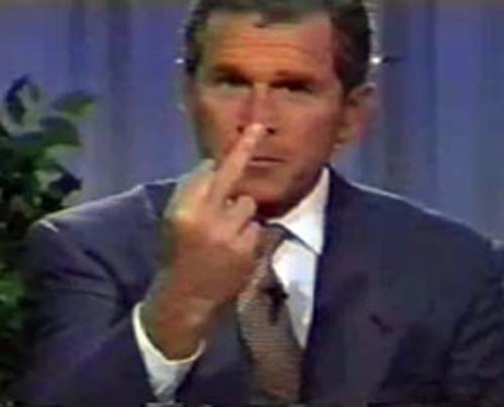 When Martin and the world raised objections to Bush's imperialism, Bush replied..............