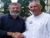 Gerry Adams & Sean Downey at the recent Wolfetone Commeration at Bodenstown, Co. Kildare