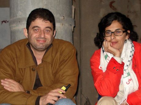 Lubna Masarwa and Al-Jazeera reporter Othman Abufalah
