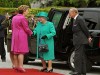 Queen meets president of Republic