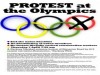 Protest At London 2012 Olympic Games