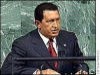 Venezuelan President Hugo Chavez addressing the UN