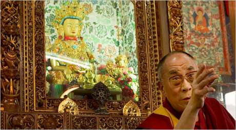 Dalai Lama in India on Tuesday threatens to resign. "God Quits" when the pacifists fight.
