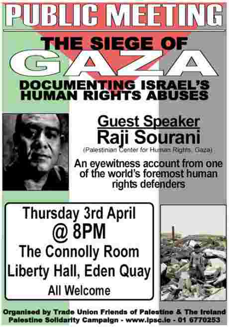 Raji Sourani of the PCHR Gaza