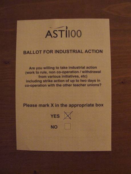 The Ballot Paper After...