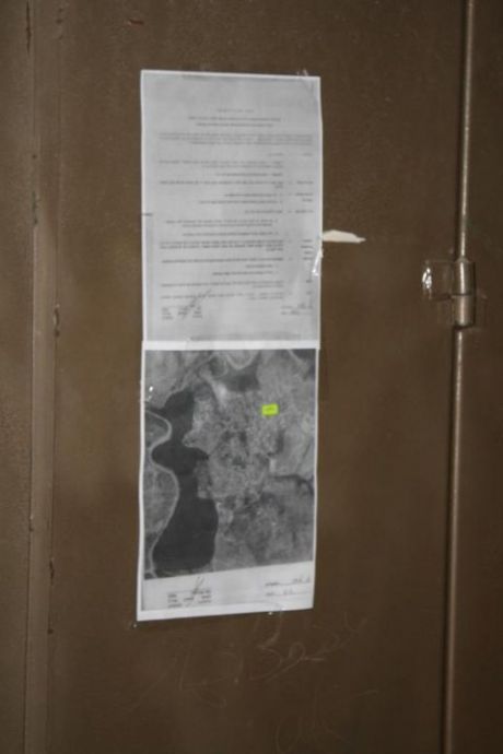 The document declaring Bil'in a "Closed Military Zone"