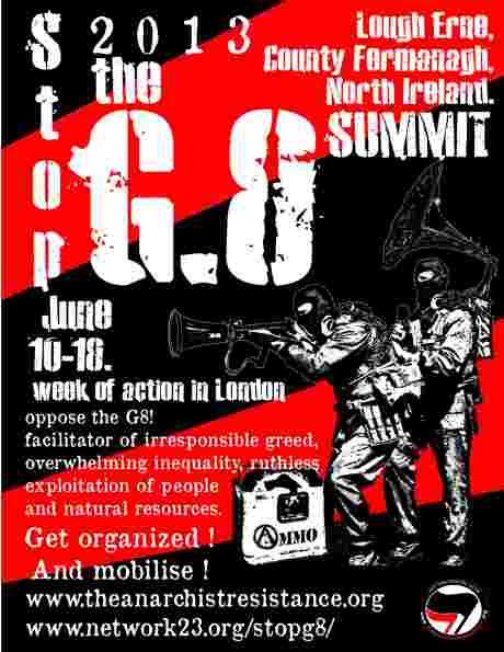 just an example of an anarchist poster against the G8